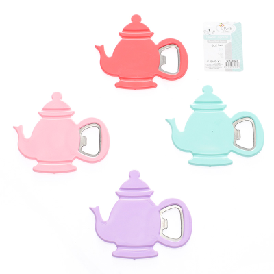 Bottle Opener With Teapot Magnet